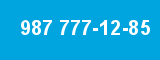 987 777-12-85 987 777-12-85